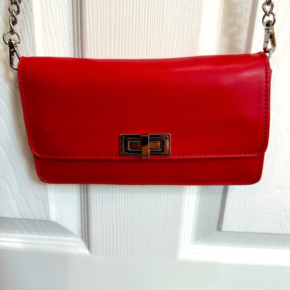 Zara Bags Zara Red Multiway Crossbody Wallet On Chain And Belt Bag